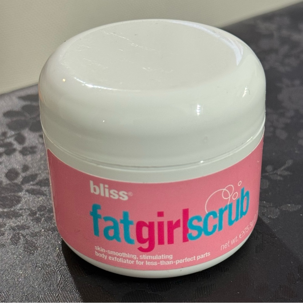 Bliss Fat Girl Body Scrub Exfoliator ( NEW NO BOX)